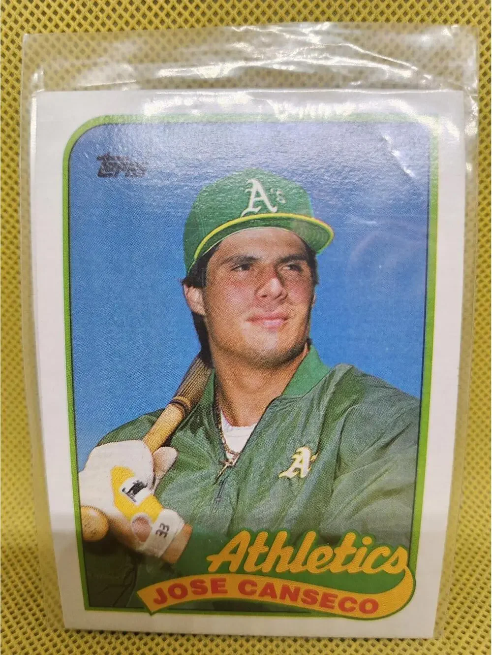 Jose Canseco - 1989 Topps #500 - A's - RAW Mint